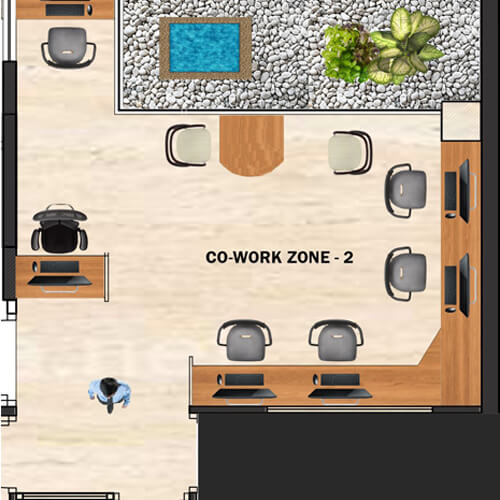 Hustle Cowork in Indiranagar