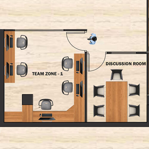 Hustle Cowork in Indiranagar