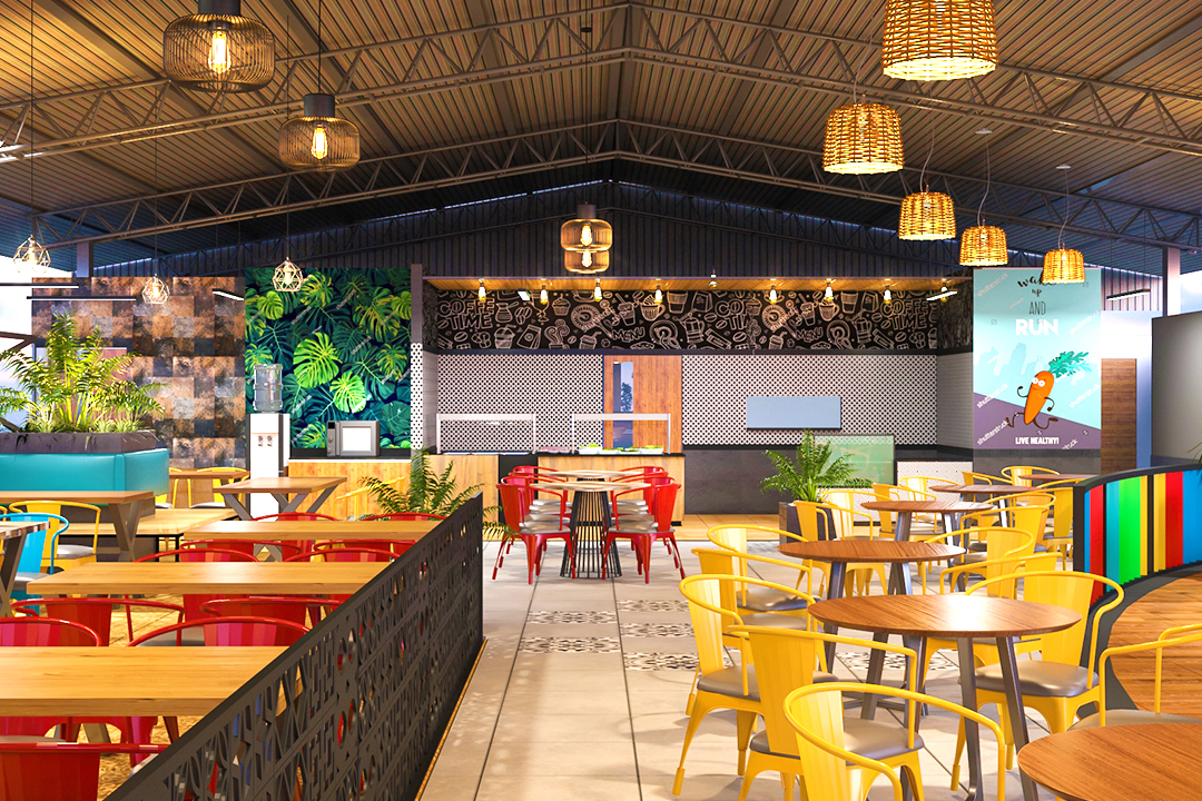 IndiQube Logos in MG Road