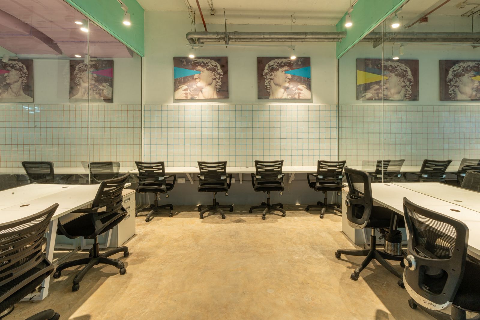 OF10 COWORKING SPACES window office
