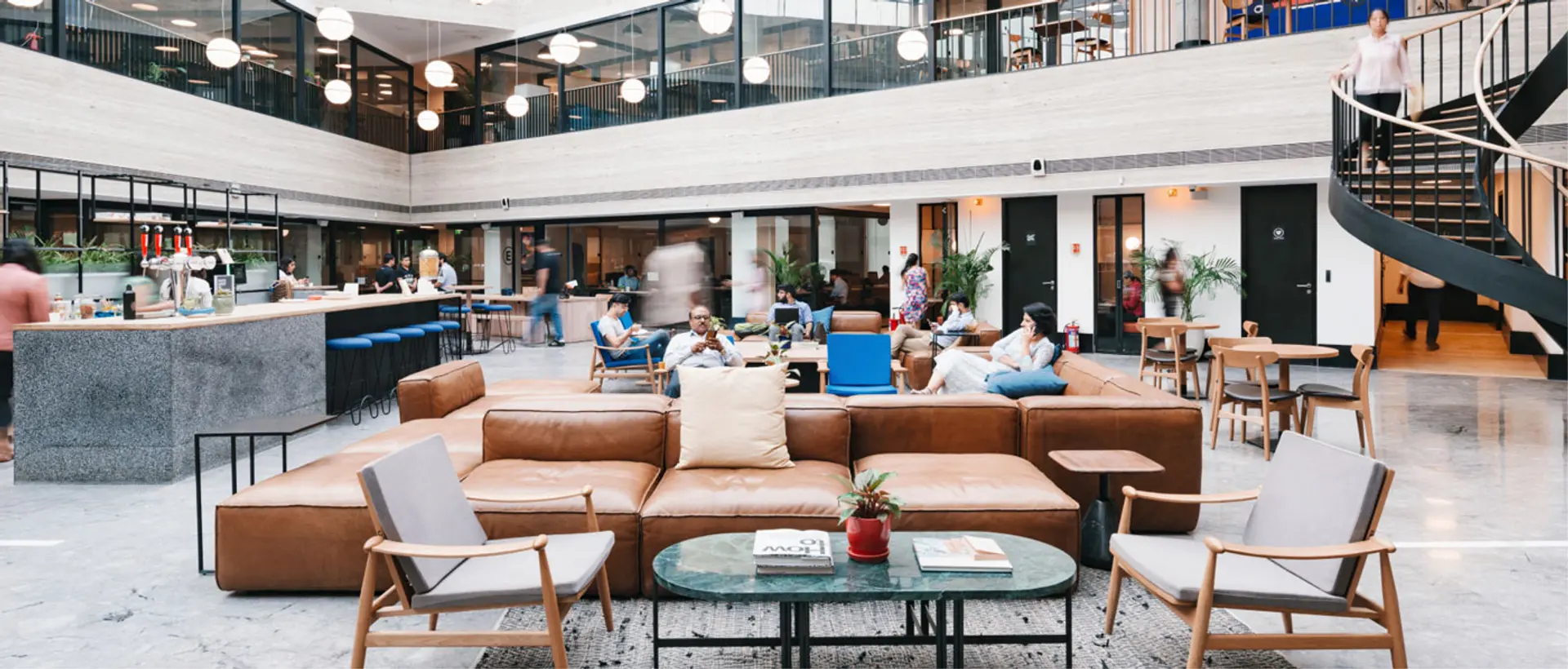 WeWork Platina Tower in Bristol Chowk
